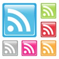 Rss icons Royalty Free Stock Photo