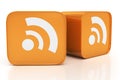 Rss icons Royalty Free Stock Photo