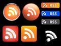 RSS icons and buttons