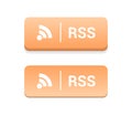 RSS Subscribe Buttons Vector