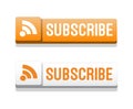 RSS Subscribe Buttons