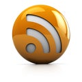 Rss symbol Royalty Free Stock Photo