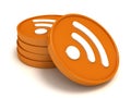RSS symbol Royalty Free Stock Photo