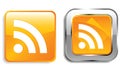 RSS web icons Royalty Free Stock Photo