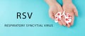 RSV, respiratory syncytial virus, human orthopneumovirus, contagious child disease of the lung