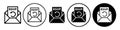 RSVP Icon vector set collection for web Royalty Free Stock Photo