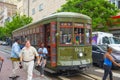 RTA Streetcar St. Charles Line, New Orleans, Louisiana, USA Royalty Free Stock Photo