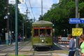 RTA Streetcar St. Charles Line in New Orleans Royalty Free Stock Photo