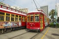 RTA Streetcar Canal Line in New Orleans Royalty Free Stock Photo