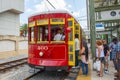 RTA Streetcar, New Orleans, Louisiana, USA Royalty Free Stock Photo