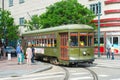 RTA Streetcar St. Charles Line in New Orleans Royalty Free Stock Photo