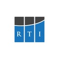 RTI letter logo design on WHITE background. RTI creative initials letter logo concept. RTI letter design.RTI letter logo design on