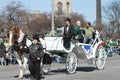 RTV 6 abc channel Anchormen greeting people at the Annual St Patrick's Day Parade