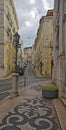 Baixa district, Lisbon , Portugal Royalty Free Stock Photo