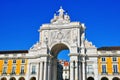 Rua Augusta's Triumphal Arch, Lisbon Royalty Free Stock Photo