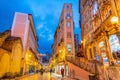 Rua Ferreira Borges, a main shopping street in old town Coimbra Royalty Free Stock Photo