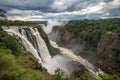 Ruacana Falls at the border of Angola and Namibia Royalty Free Stock Photo