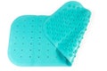 Rubber anti-slip children bath mat with suction cups attached