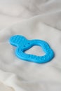 rubber baby teether aid for teething babies Royalty Free Stock Photo