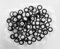 Rubber ball plastic gear