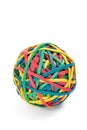 Rubber band ball Royalty Free Stock Photo