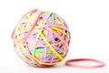 Rubber band ball Royalty Free Stock Photo