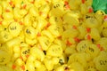 Rubber Bath Ducks Pattern Royalty Free Stock Photo