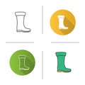 Rubber boot icon