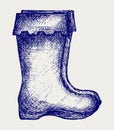 Rubber boots