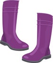 Rubber boots for gardeners and autumn walk