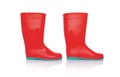 Rubber boots isolate. Royalty Free Stock Photo