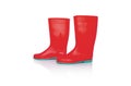 Rubber boots isolate. Royalty Free Stock Photo