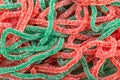 rubber candies in the shape of a snake Royalty Free Stock Photo