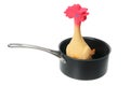Rubber Chicken in Saucepan Royalty Free Stock Photo