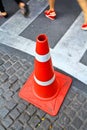 Rubber cone Royalty Free Stock Photo