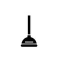 Rubber for dispersing sewage icon