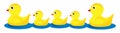 Rubber Duck Family Royalty Free Stock Photo