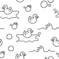 Rubber duck texture Royalty Free Stock Photo
