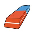 Rubber eraser for pencil and pen