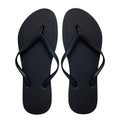 Rubber flip-flops isolated Royalty Free Stock Photo