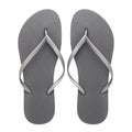 Rubber flip-flops isolated Royalty Free Stock Photo