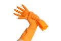 Rubber glove Royalty Free Stock Photo