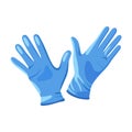 Rubber glove vector icon.Cartoon vector icon isolated on white background rubber glove.