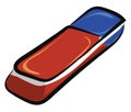 Image of eraser Kohinoor - eraser, vector or color illustration Royalty Free Stock Photo