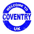 Rubber Ink Stamp Welcome To Coventry UK