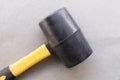 Rubber mallet with fiberglass handle. Construction Tools Mainenance Royalty Free Stock Photo