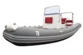 Rubber motor boat Royalty Free Stock Photo