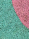 Rubber play ground floor surface covering texture background turquoise and pink Royalty Free Stock Photo