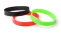 Rubber promo bracelets