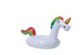 Rubber ring unicorn isolated on white background Royalty Free Stock Photo